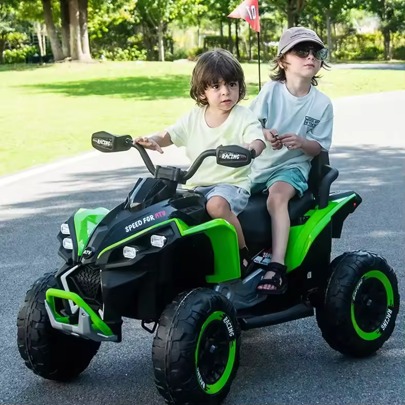 Kids ATV in nature